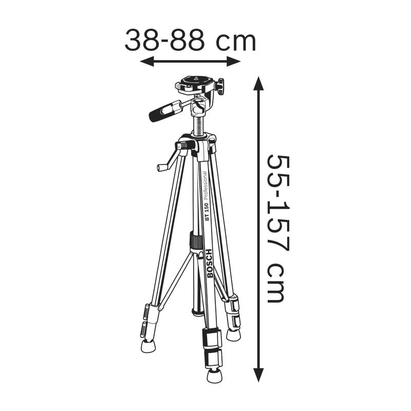BOSCH Baustativ BT 150 Professional Produktbild BIGSKZ L