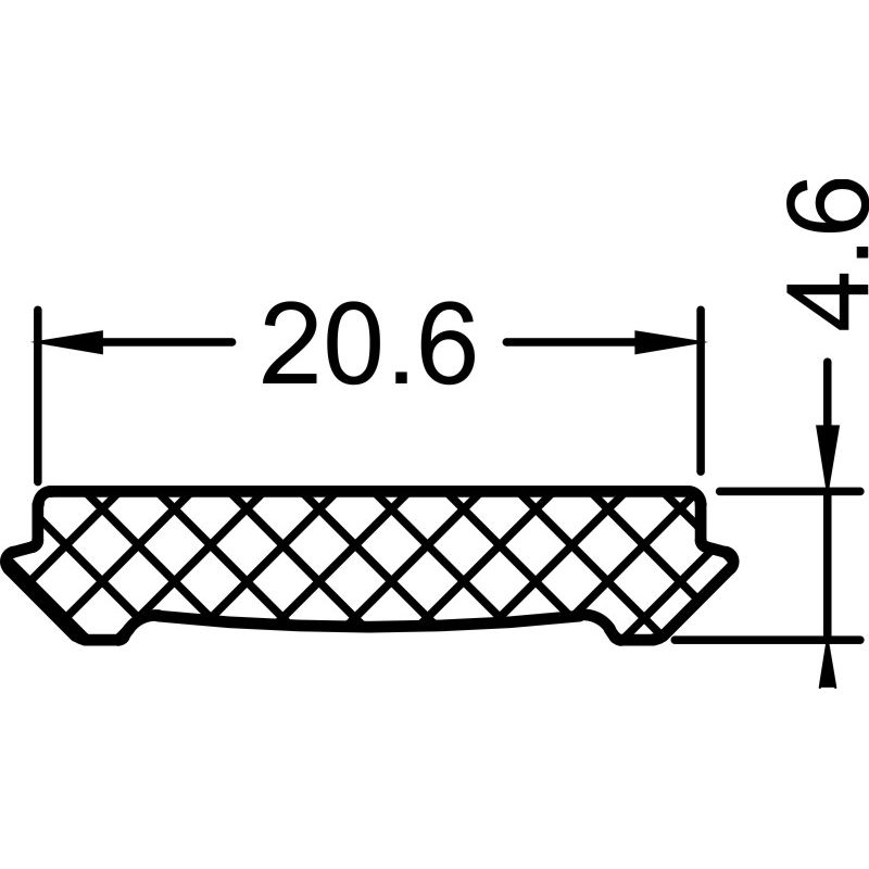 GUTMANN Nut-Abdeckdichtung 780082 Produktbild BIGSKZ L