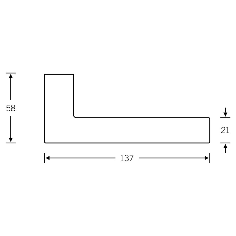 Türdrückerlochteil ASL 1076/8 mm ER Produktbild BIGSKZ L