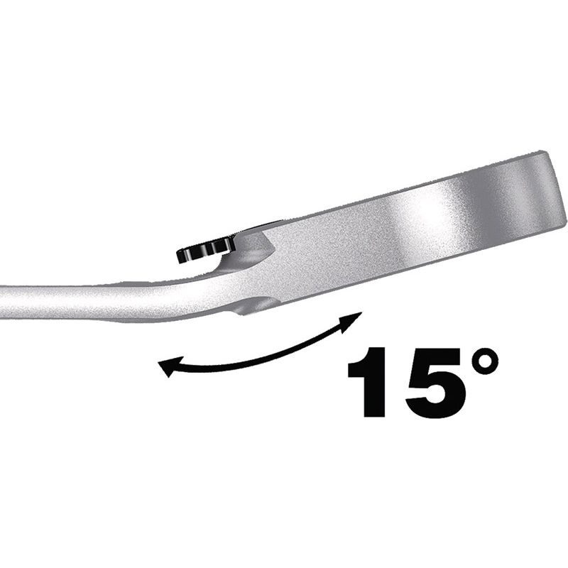 WERA Maulringratschenschlüsselsatz gekröpft JOKER 8-19mm 11-tlg. in Tasche Produktbild BIGSKZ L