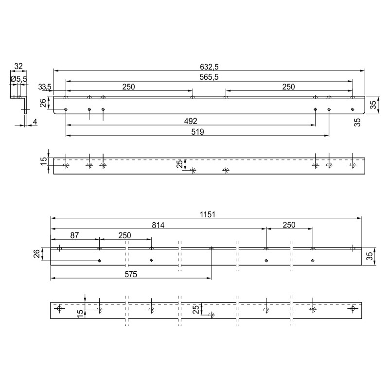 Dorma Sturzfutterwinkelset GSR BG XEA Ral 9016 Produktbild BIGSKZ L
