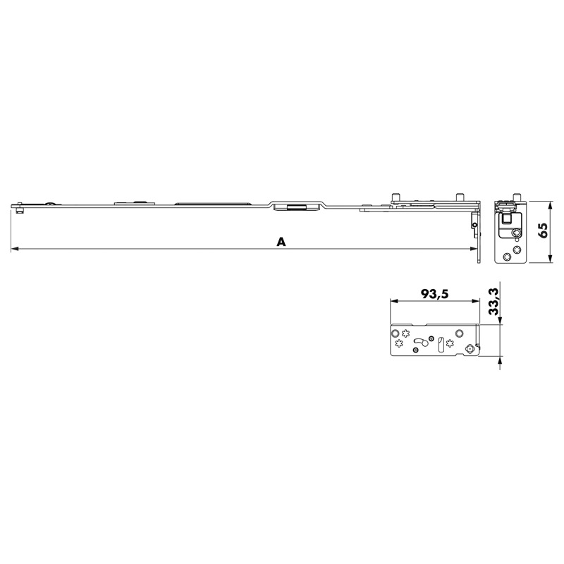 Scherenarm AX 34/13 D8 TBT Gr 1 TS rs K25 Produktbild BIGSKZ L