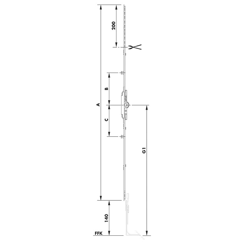 GETRIEBE 7 AF GR.200/G1000 3RS70 TS Produktbild BIGSKZ L