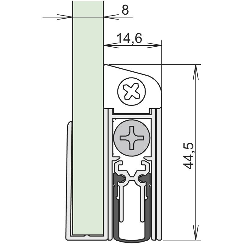 ATHMER Automatische Türdichtung SCHALL-EX GS-8 Produktbild BIGSKZ L