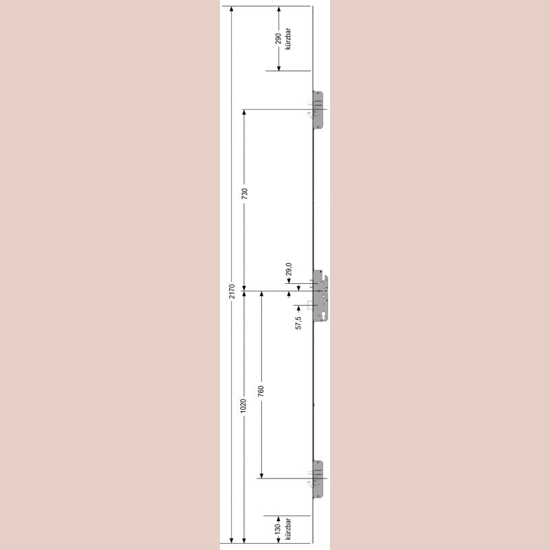 Mehrfachverriegelung schlüsselbetätigt MFS BS2600SL--T0XF-- 20K45928MLRV3B001H1 Produktbild BIGSKZ L