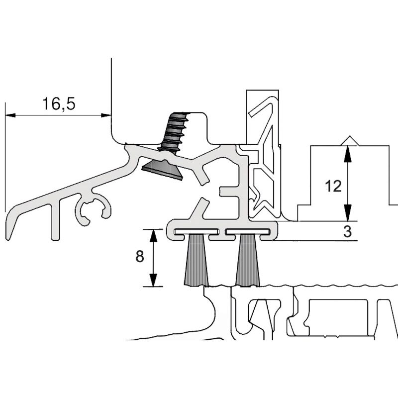 GKG Wetterschenkelprofil WSA6101 Produktbild BIGSKZ L