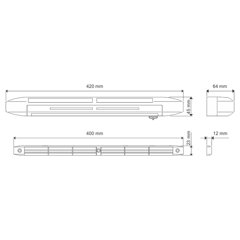SIEGENIA passiver feuchtegesteuerter Fensterlüfter AEROMAT midi HY 3F 42 dB Produktbild BIGSKZ L