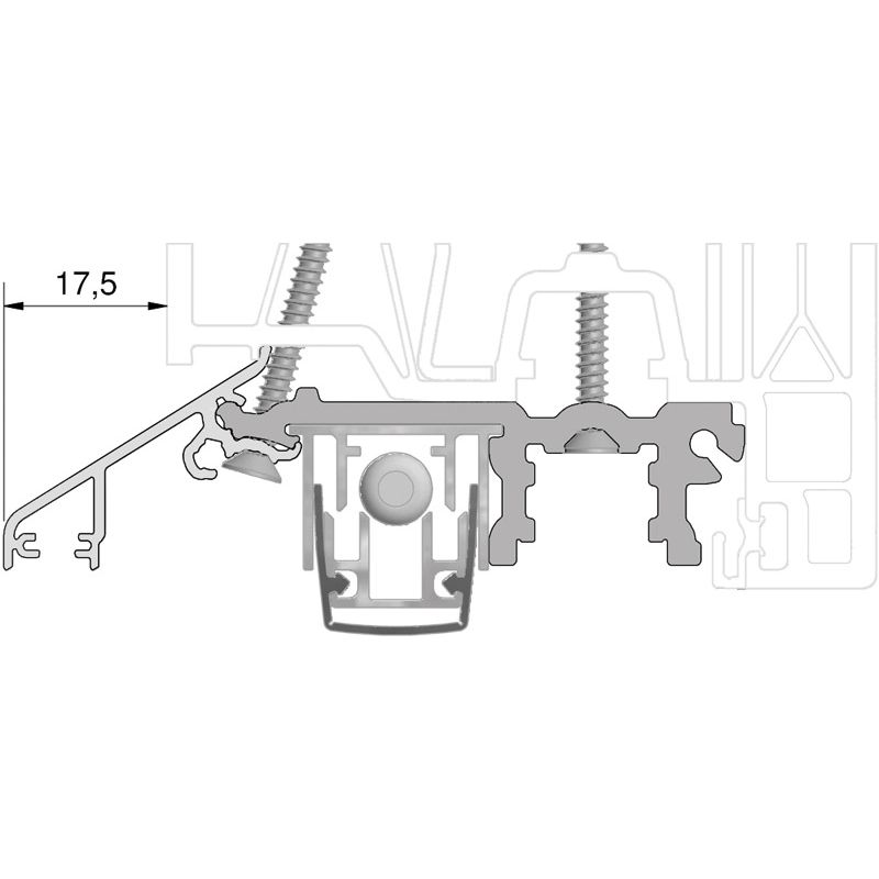 GKG Adapter-/Wetterschenkelprofil 0.0 BDA8761 Produktbild BIGSKZ L