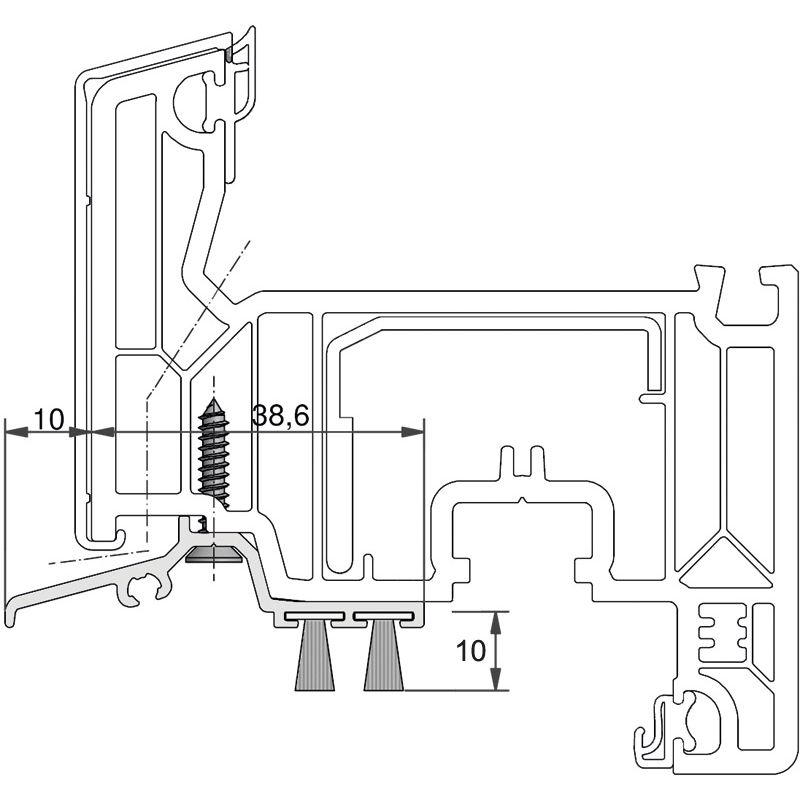 GKG Wetterschenkelprofil WSA7610 Produktbild BIGSKZ L