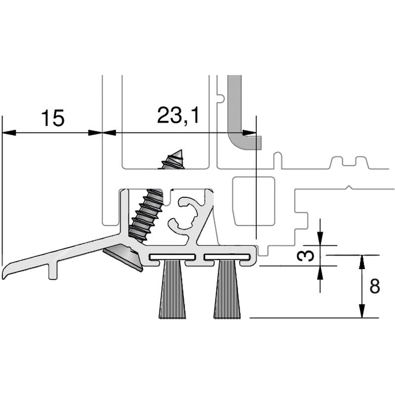GKG Wetterschenkelprofil WSA5038 Produktbild BIGSKZ L