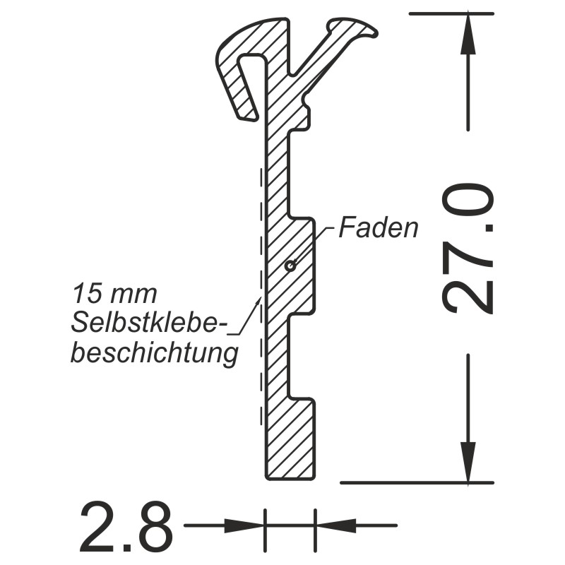 greenteQ EPDM Stockrahmendichtung Produktbild BIGSKZ L