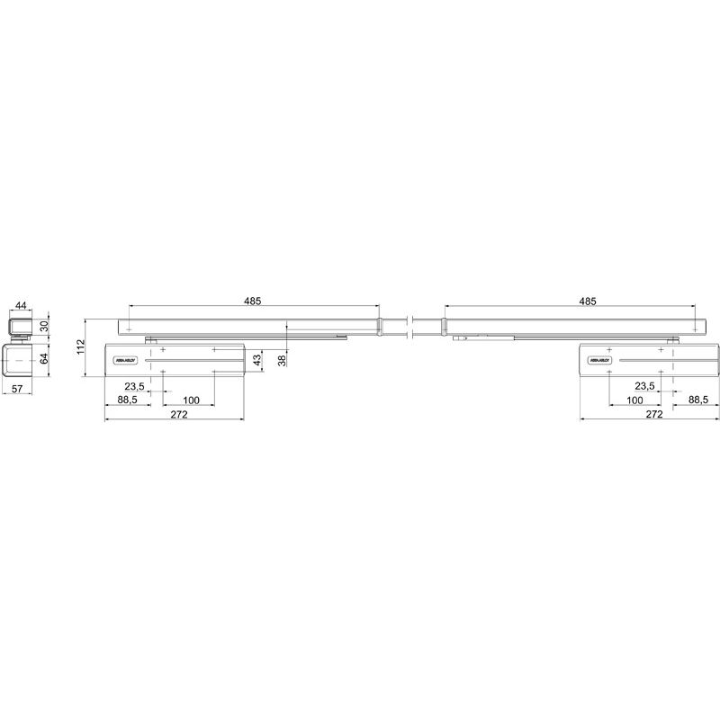ASSA ABLOY Gleitschiene G-CO-CE Produktbild BIGSKZ L