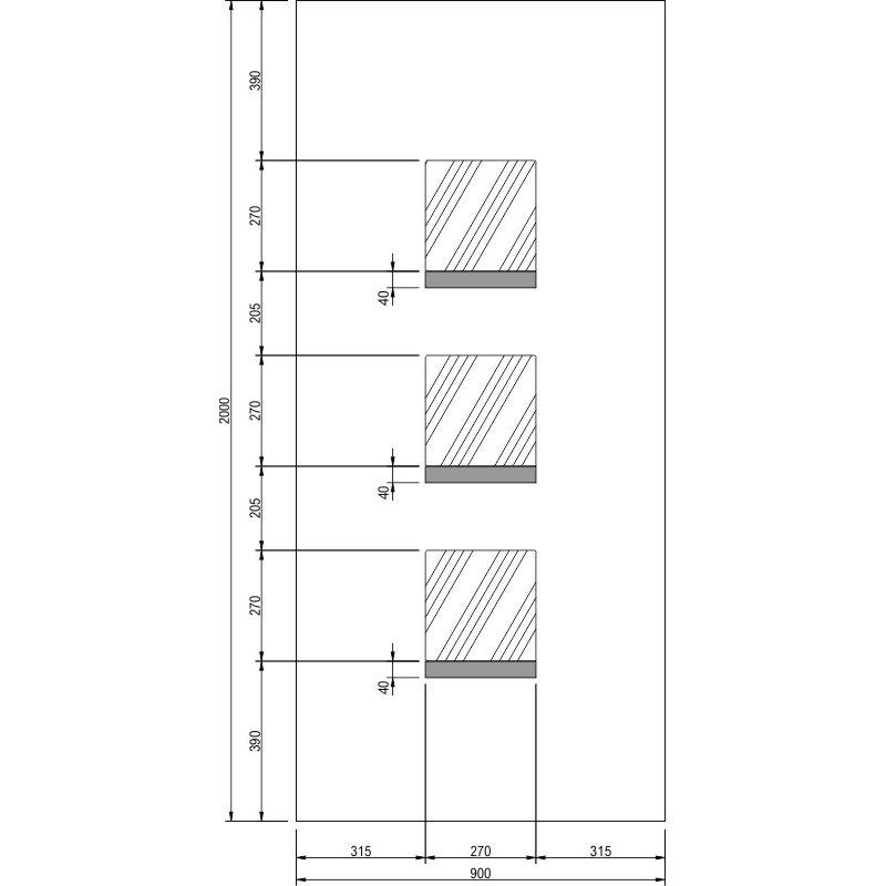 Haustürfüllung PREZO BASIC 09 Produktbild BIGSKZ L