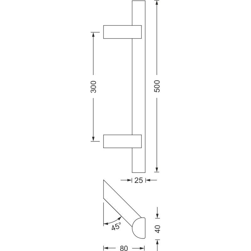 greenteQ Türgriff TG 30.ER.GS.45° Produktbild BIGSKZ L