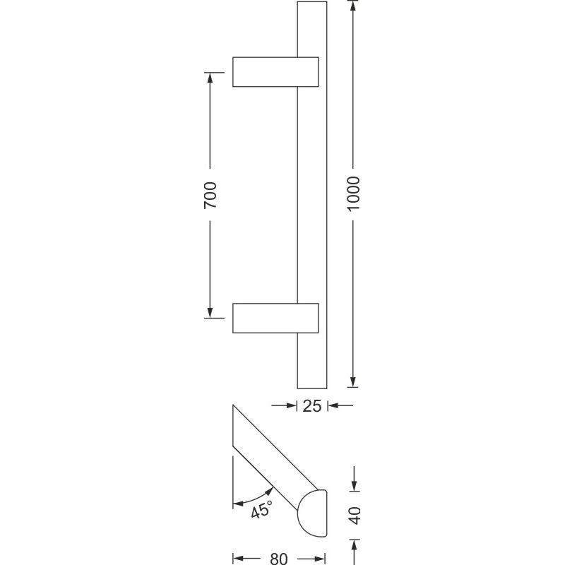 greenteQ Türgriff TG 30.ER.GS.45° Produktbild BIGSKZ L