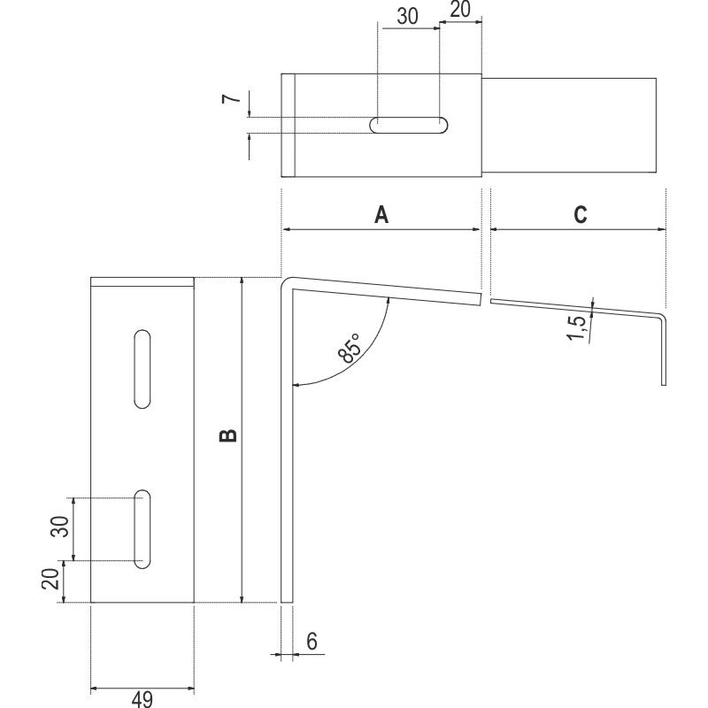 greenteQ Variohalter zu VBH400 Produktbild BIGSKZ L