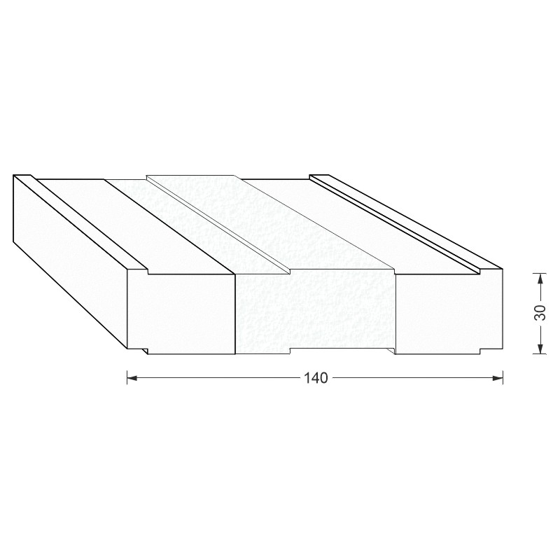 greenteQ Unterbaudämmprofil HST hochdämmend für GU-thermostep 164 Produktbild BIGSKZ L