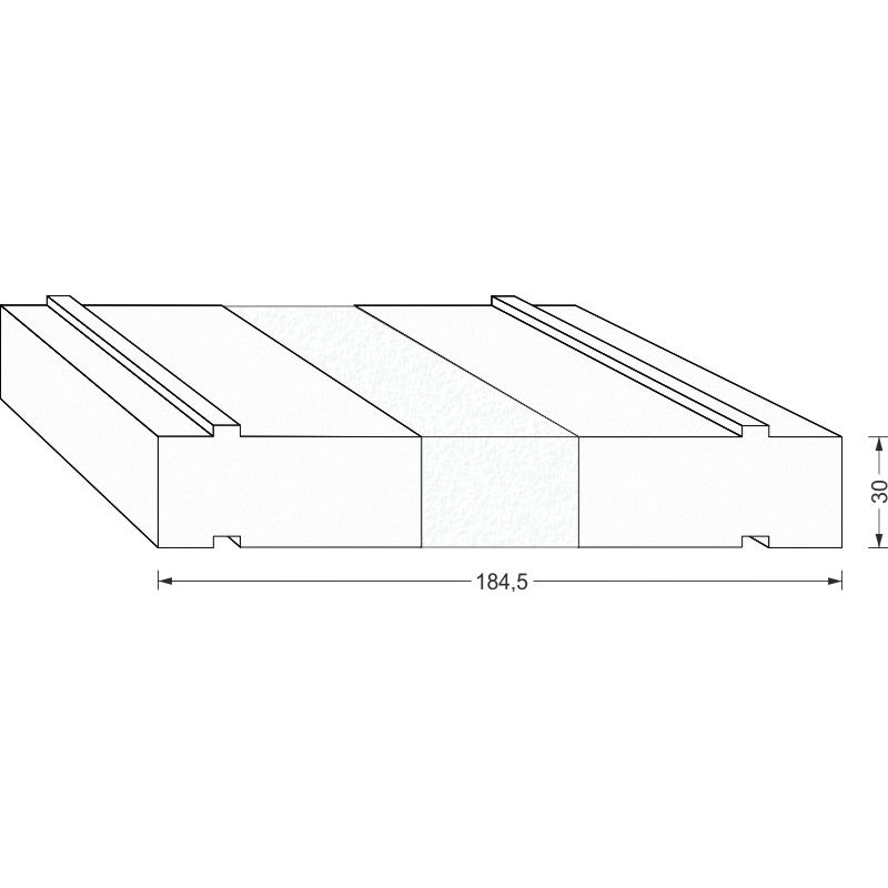 greenteQ Unterbaudämmprofil HST hochdämmend für Aluplast lift-slide Standard Produktbild BIGSKZ L