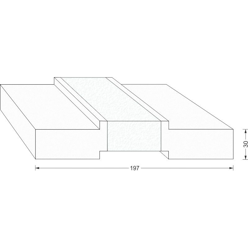 greenteQ Unterbaudämmprofil HST hochdämmend für Maco Fiber-Therm GFK 240 Produktbild BIGSKZ L