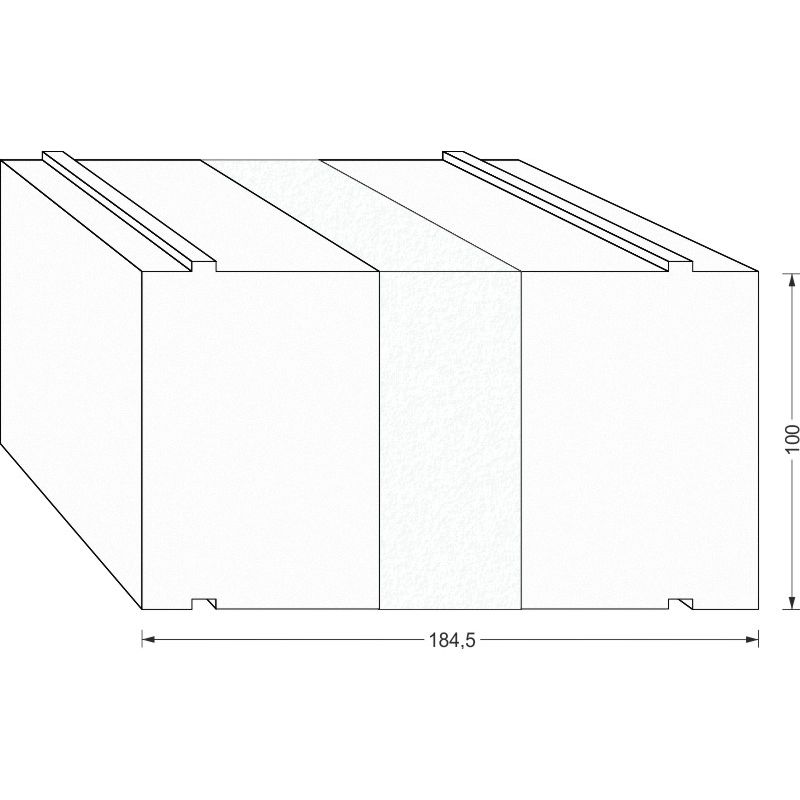 greenteQ Unterbaudämmprofil HST hochdämmend für Aluplast lift-slide Standard Produktbild BIGSKZ L