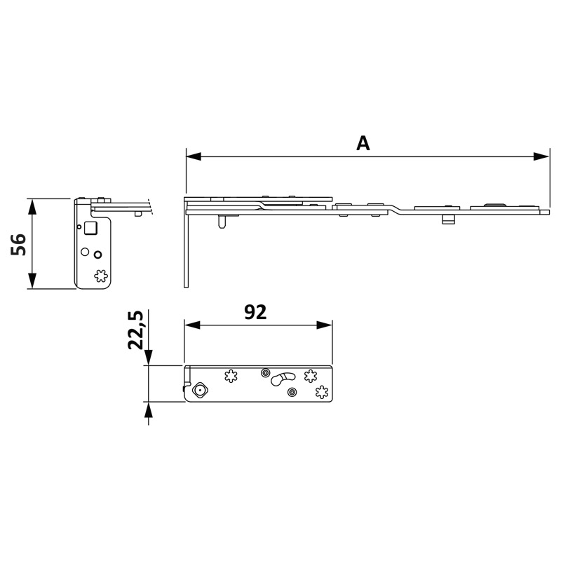SCHERENARM AX 24/13 DF LI TS K25 Produktbild BIGSKZ L