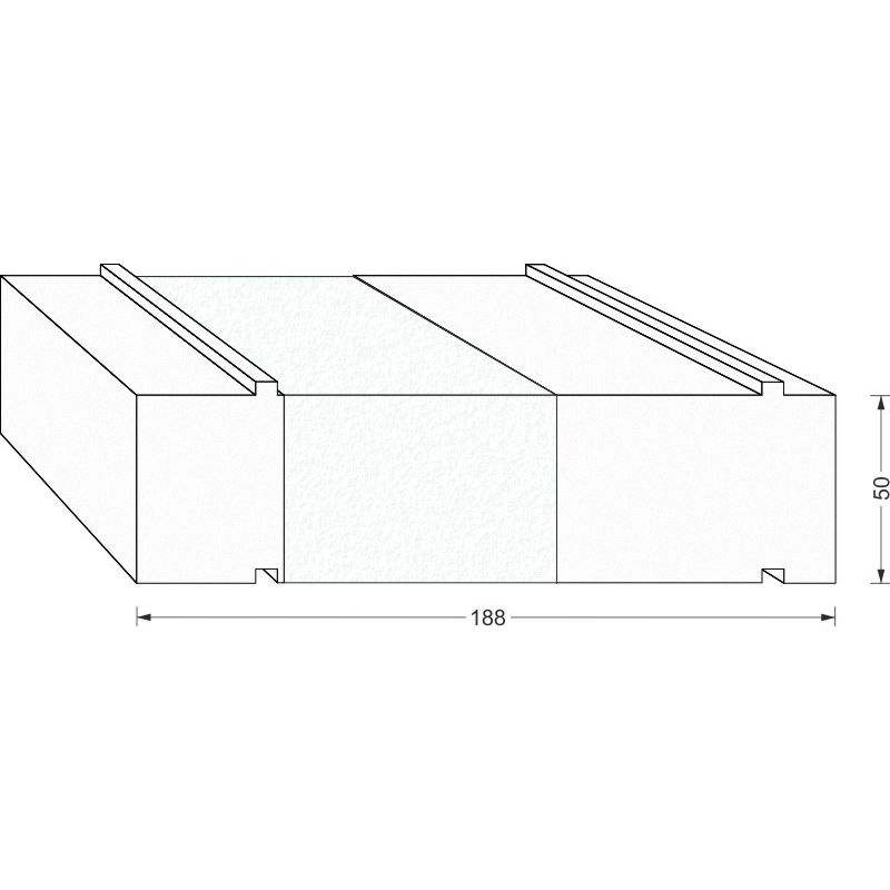 greenteQ Unterbaudämmprofil HST hochdämmend für Hautau Atrium HS ThermoTop 2.2 WP10 Produktbild BIGSKZ L