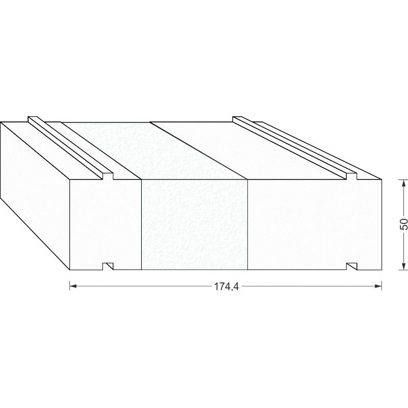 greenteQ Unterbaudämmprofil HST hochdämmend für Hautau Atrium HS ThermoTop 2.2 WP11 Produktbild BIGSKZ L