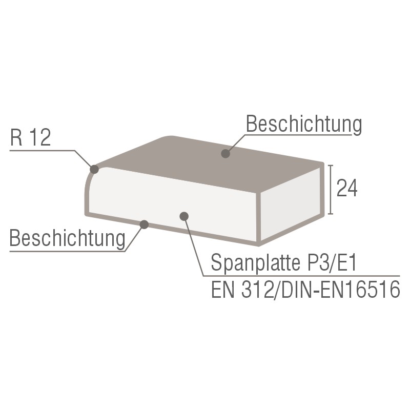 SPRELA Innenfensterbank Profil 110 carrara marmor Produktbild BIGSKZ L