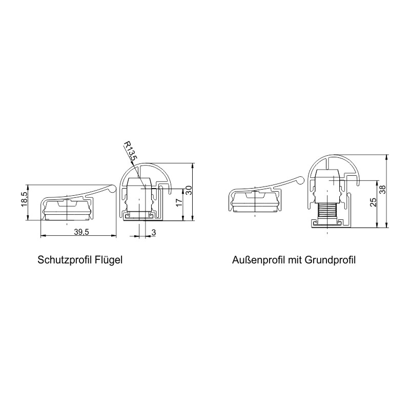 ATHMER Fingerschutz® BA-27+ für gefälzte Multifunktionstüren aus Stahl Produktbild BIGSKZ L