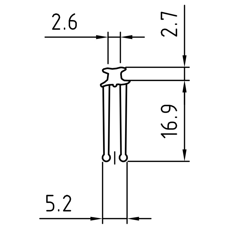 greenteQ Abtropfdichtung 17 mm RAL 7004 grau RAL 7004 Produktbild BIGSKZ L