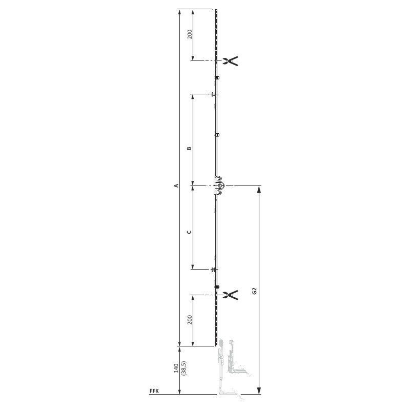 SIEGENIA-AUBI TITAN Getriebe 15 GM Produktbild BIGSKZ L