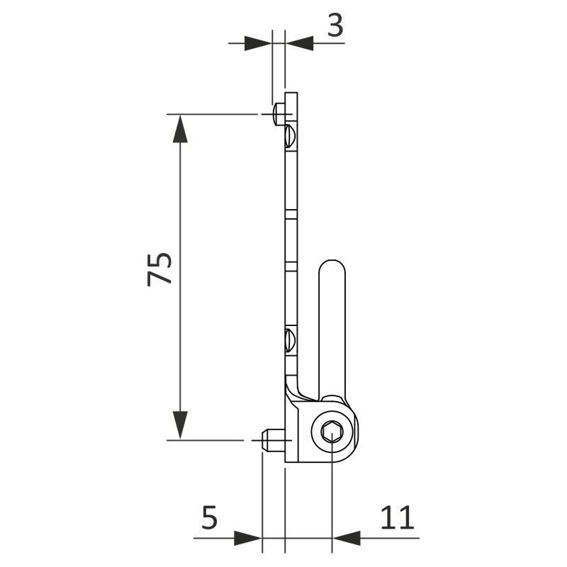 Ecklager D6x3/5 TS K250 Produktbild BIGSKZ L