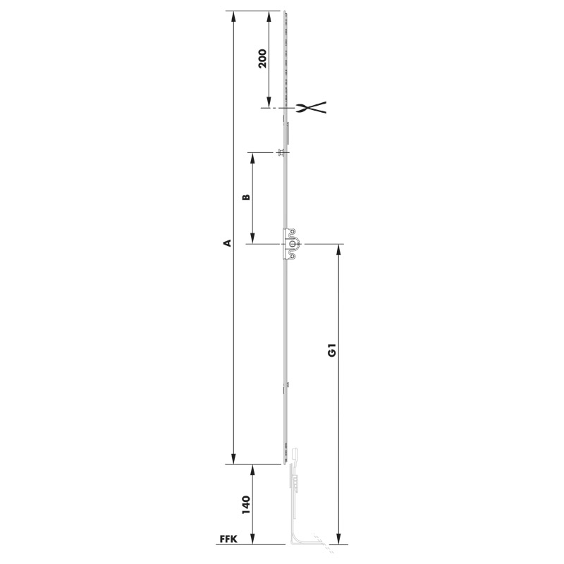 Getriebe 15 AF Gr 200/G1000 3RS70 TS K10 Produktbild BIGSKZ L