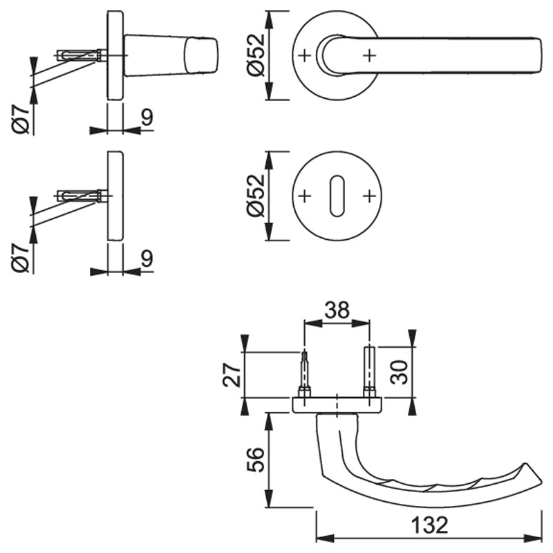 Hoppe Luxembourg 199/42KB/42KBS GRT-SST / F9714M / 8/8.5 / OB / 37-47 / RFL-R/L / 9999 Produktbild BIGSKZ L