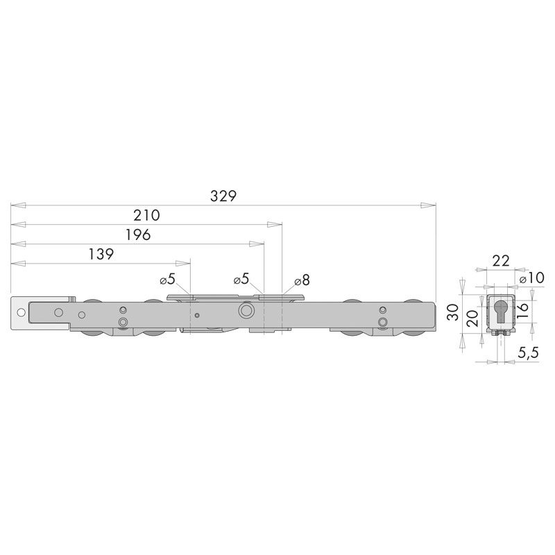 Laufw. HS 400 COMPACT TS K10 Produktbild BIGSKZ L