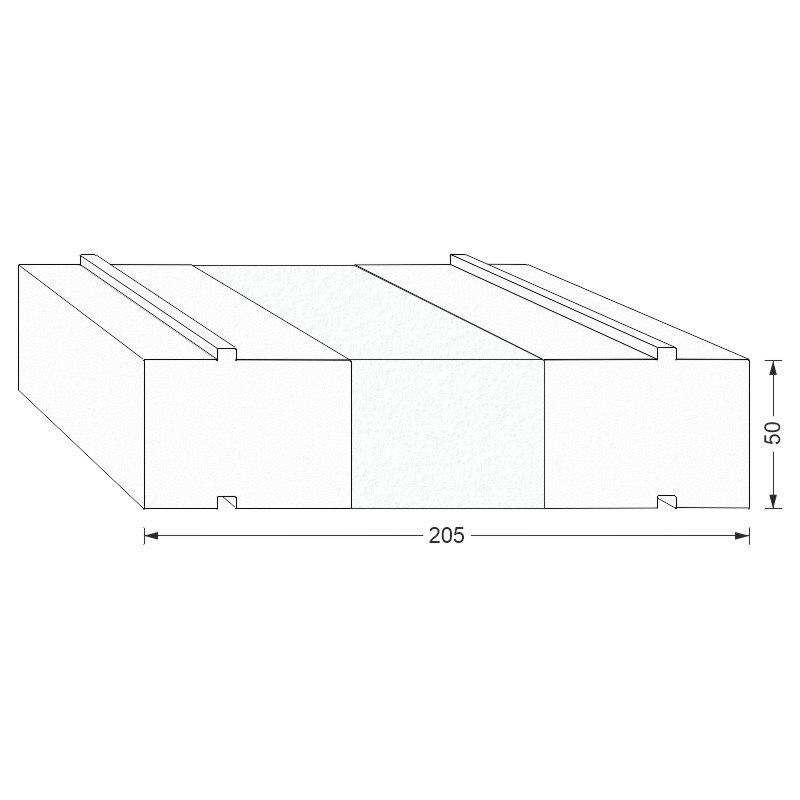 greenteQ Unterbaudämmprofil HST hochdämmend für Profine Premidoor 88 Produktbild BIGSKZ L