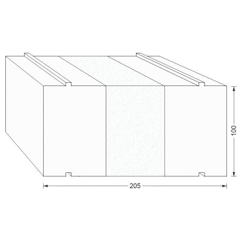 greenteQ Unterbaudämmprofil HST hochdämmend für Profine Premidoor 88 Produktbild BIGSKZ L
