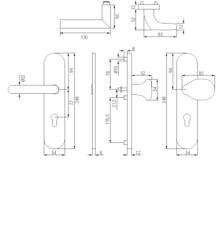 greenteQ Schutz-Wechselgarnitur Q DG61.S216.PZ72.AL.N54.WK.ES1 Produktbild BIGSKZ L