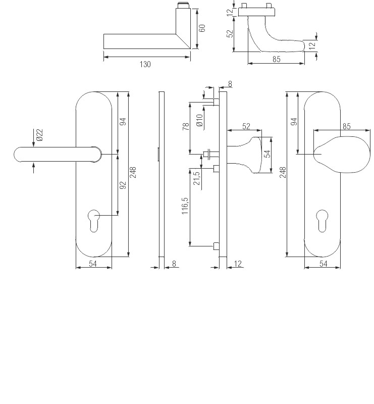 greenteQ Schutz-Wechselgarnitur Q DG61.S216.PZ92.AL.N54.WK.ES1 Produktbild BIGSKZ L