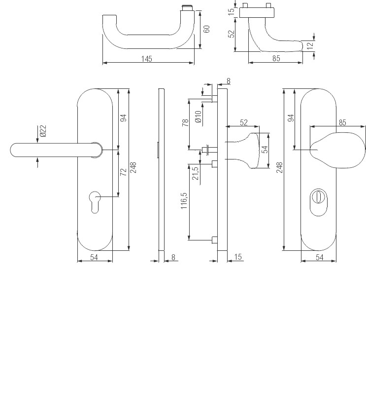 greenteQ Schutz-Wechselgarnitur Q DG60.S216.ZA72.AL.N54.WK.ES1 Produktbild BIGSKZ L