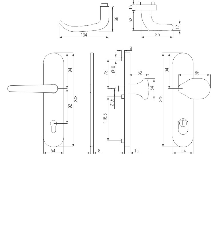 greenteQ Schutz-Wechselgarnitur Q DG65.S216.ZA92.AL.N54.WK.ES1 Produktbild BIGSKZ L