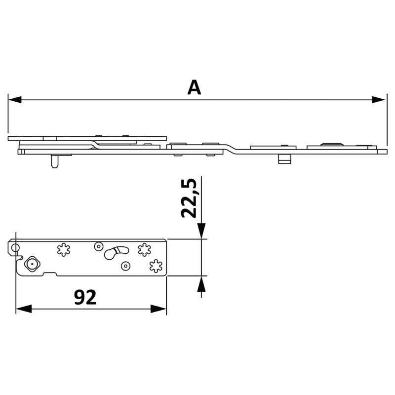 Scherenarm AX 24/9 DF/3 RE TS K25 Produktbild BIGSKZ L
