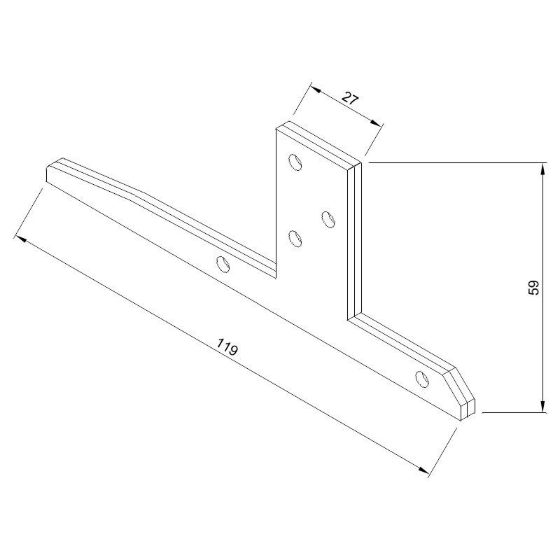 ALUMAT Halteplatten MHT /1 Produktbild BIGSKZ L
