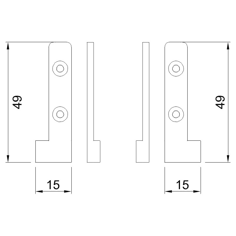 ALUMAT Universal Blendrahmenadapter-Set Kunststoff Produktbild BIGSKZ L
