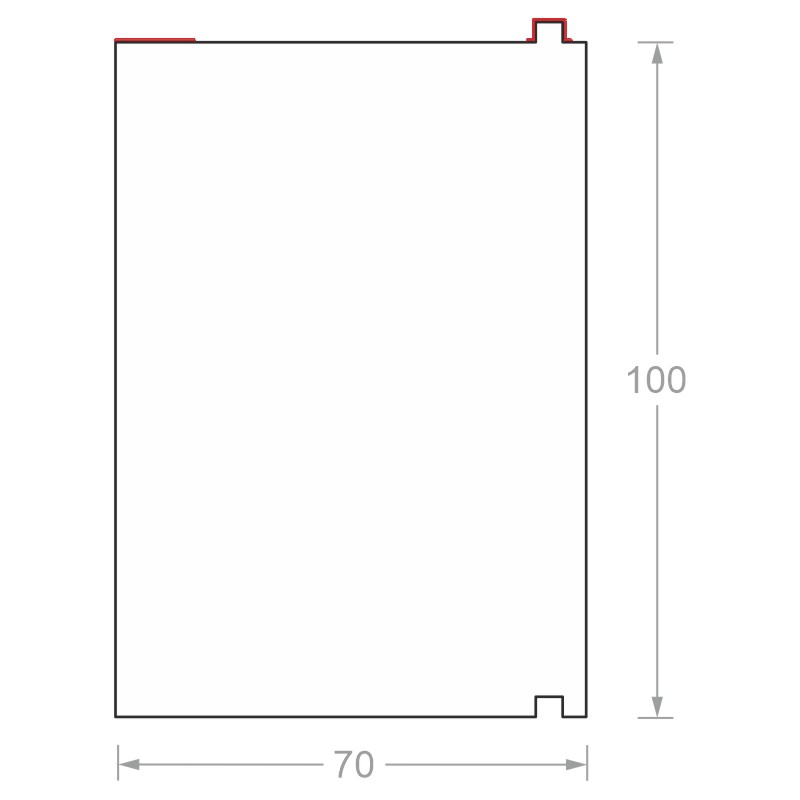 greenteQ Unterbaud&auml;mmprofil TS mit Klebestreifen hochd&auml;mmend ohne PVC. Produktbild BIGSKZ L