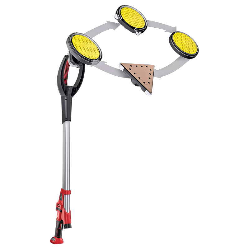 FLEX Akku Wand- und Deckenschleifer Giraffe® mit Wechselkopfsystem GE MH 18.0-EC/5.0 Set+MH-X Produktbild BIGSKZ L