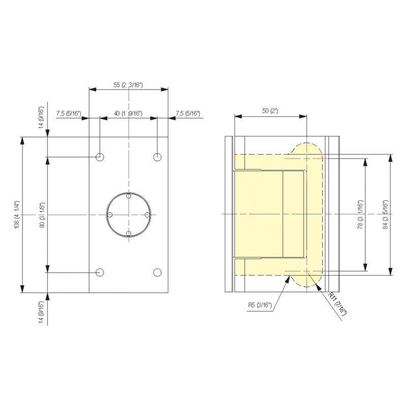 Selbstschließ.Bandsystem BILOBA BL 8010 für Pendeltür Schwarz, eloxiert (CO 005) R/L 801005 Produktbild BIGSKZ L