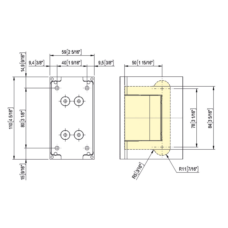 Selbstschließ.Bandsystem BILOBA BL 8910 für Pendeltür ähnl.Edelstahl matt, PVD beschichtet (CO 013) R/L 891013 Produktbild BIGSKZ L