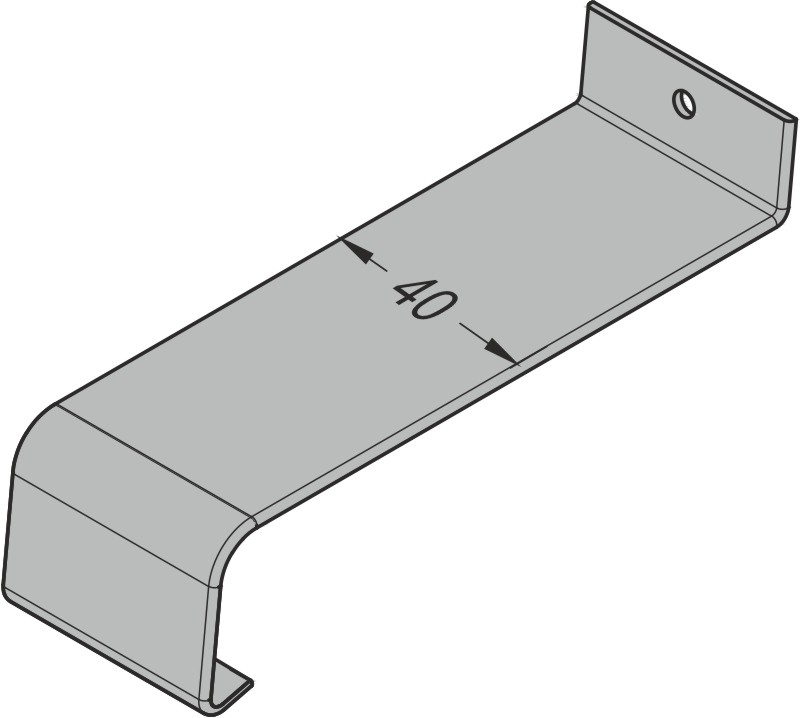 Aluminium Fensterbank-Längsverbinder VT 250 ohne Dichtset 50 mm G214 Produktbild BIGSKZ L