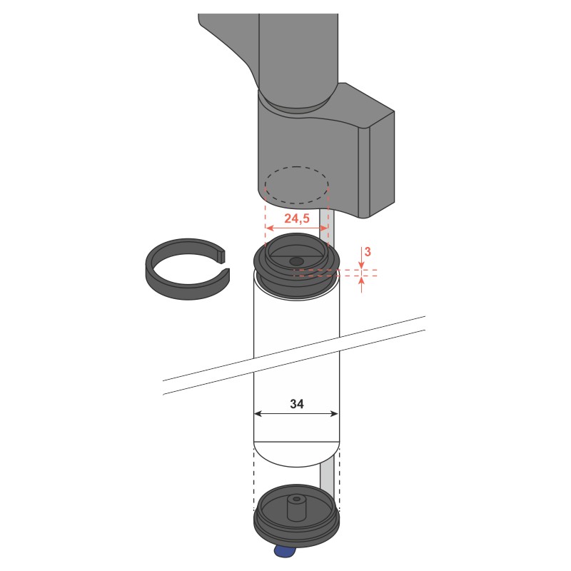 PLANET Fingerschutz-Abdeckprofil FSA 8800 3-teilig [S30] Produktbild BIGSKZ L
